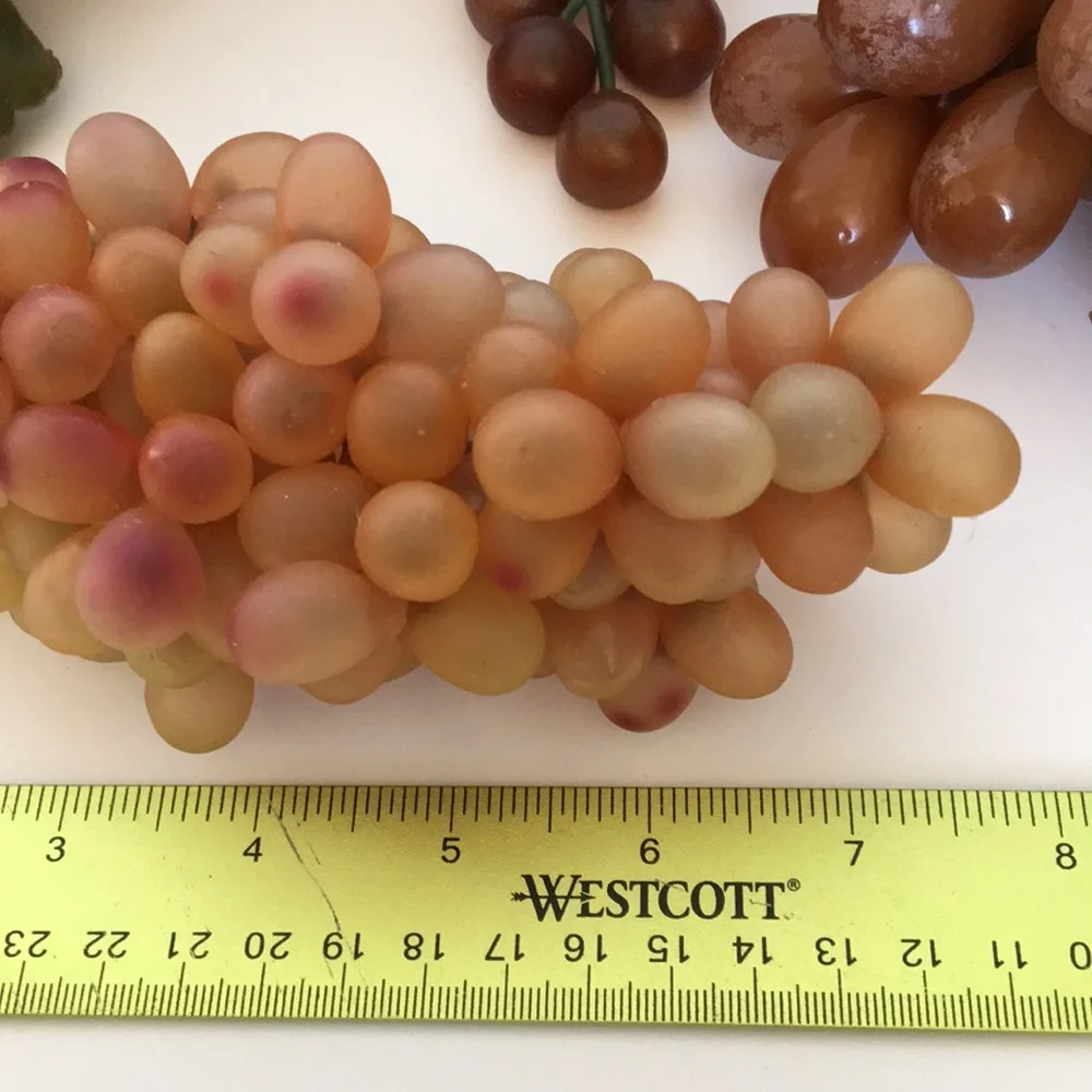 Lot #1–Three Bunches of Decorative grapes